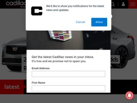 'cadillacsociety.com' screenshot