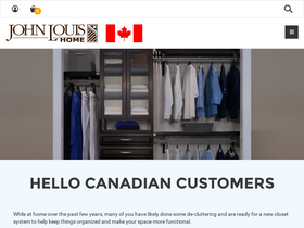 johnlouishome.com homepage screenshot