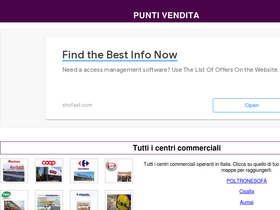 'punti-vendita.com' screenshot