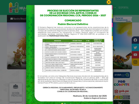 'ugelhuamalies.regionhuanuco.gob.pe' screenshot