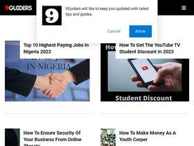 '9guiders.com' screenshot