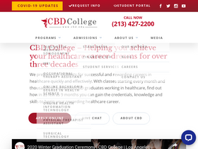 'cbd.edu' screenshot