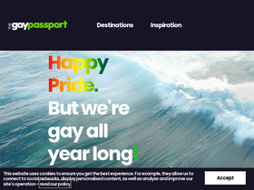 'thegaypassport.com' screenshot