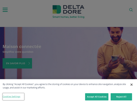 'deltadore.fr' screenshot