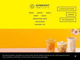 'snrtea.com' screenshot