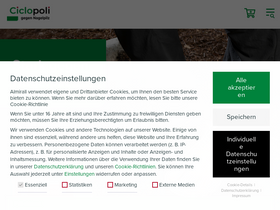 'ciclopoli.de' screenshot