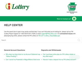 help.pailottery.com