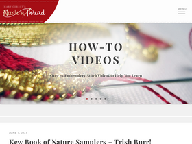 'needlenthread.com' screenshot