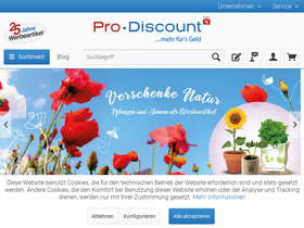 'pro-discount-werbeartikel.de' screenshot