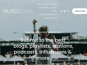'musosoup.com' screenshot
