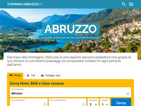 'turismo.abruzzo.it' screenshot