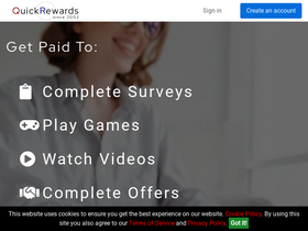 'quickrewards.net' screenshot