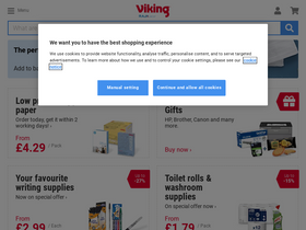 'viking-direct.co.uk' screenshot