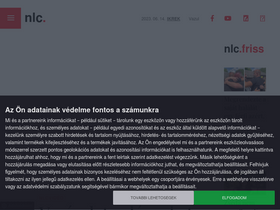 'nlc.hu' screenshot