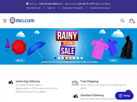 'melcom.com' screenshot