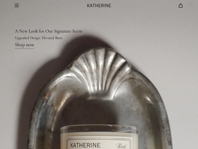 katherinecandle.com homepage screenshot