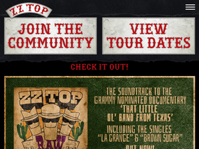 'zztop.com' screenshot