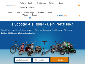 'e-roller.com' screenshot
