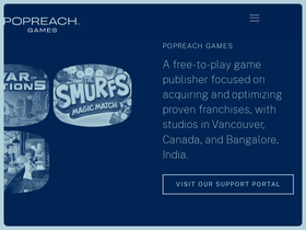 'popreach.com' screenshot