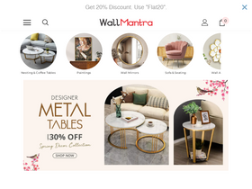 'wallmantra.com' screenshot
