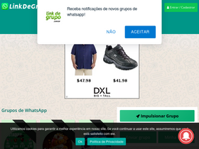 'linkdegrupo.com.br' screenshot