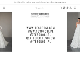 tesorosi.com homepage screenshot