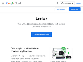 'looker.com' screenshot