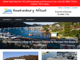 'hawkesburyafloat.com.au' screenshot