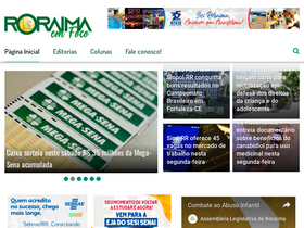 'roraimaemfoco.com' screenshot