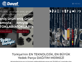 'davetotomotiv.com.tr' screenshot