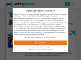 'nerdsheaven.de' screenshot