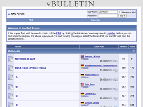 'rac-forum.org' screenshot