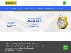 'shoppingoi.com.br' screenshot