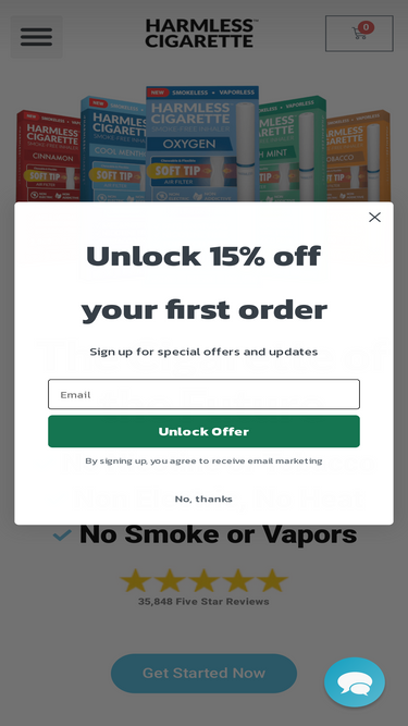 harmlesscigarette.com