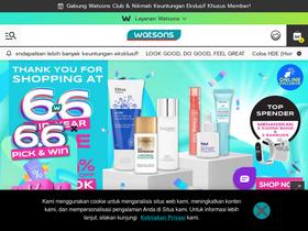 'watsons.co.id' screenshot