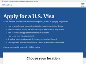 'ustraveldocs.com' screenshot