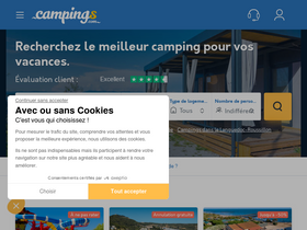 'campings.com' screenshot