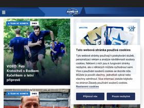 'hc-kometa.cz' screenshot