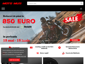 'motomus.ro' screenshot