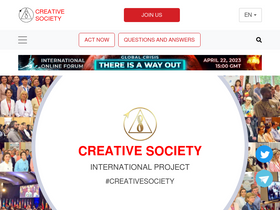 'creativesociety.com' screenshot