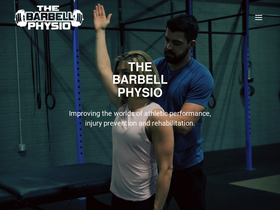 'thebarbellphysio.com' screenshot