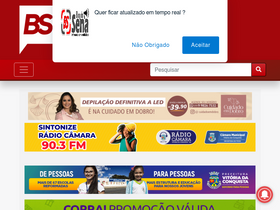 'blogdosena.com.br' screenshot