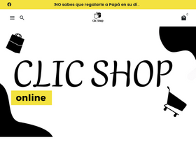 Clicshop.online website screenshot