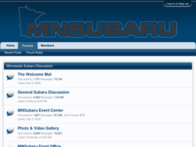 'mnsubaru.com' screenshot