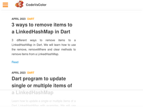 'codevscolor.com' screenshot