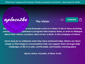 aplace2be.org homepage screenshot