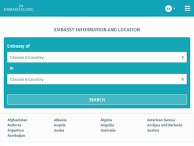 'embassies.org' screenshot