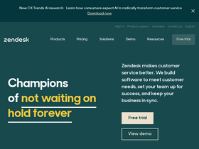 'zendesk.com' screenshot