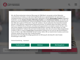 'lotterien.at' screenshot