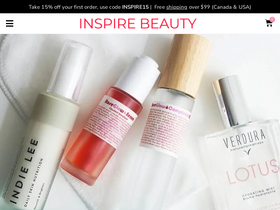 'inspirebeautyshop.com' screenshot